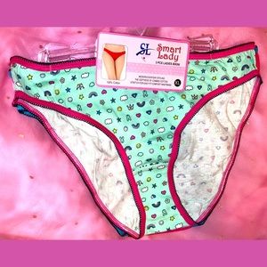 Cotton Kawaii Cartoon Panties Set (3 Pack) Size XL